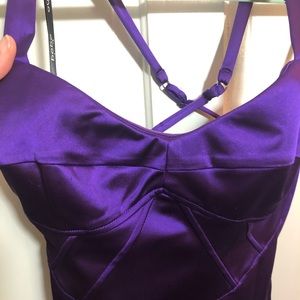 bebe Dress - Purple Mini